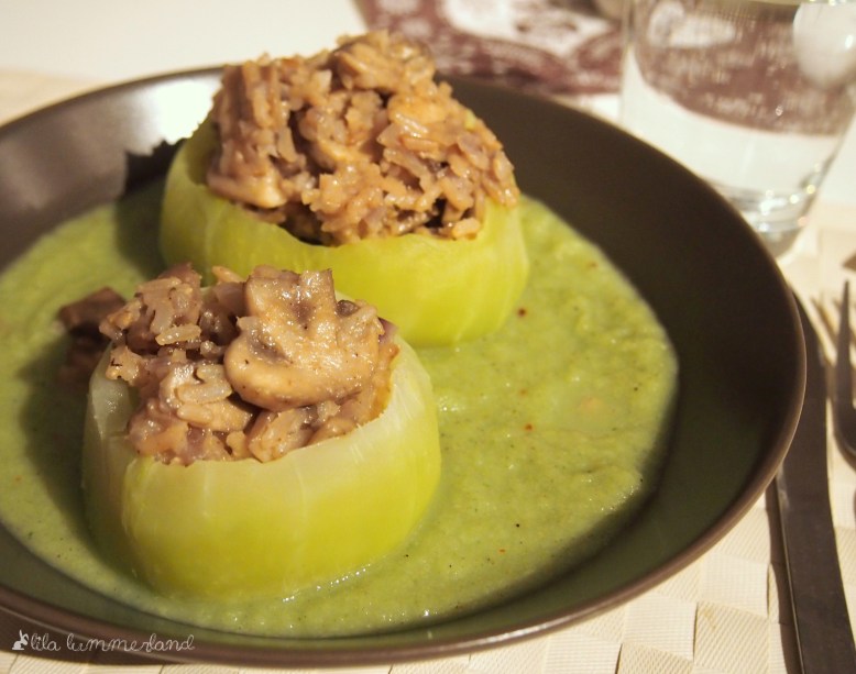 gefüllte-kohlrabi-mit-pilz-reis-risotto
